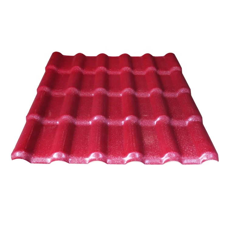 Top quality plastic cheap construct material fire-resistance roof tile strong toughness roof tiles