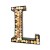 Top sale high quality customized monogram letter H wine cork holder