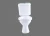 Import top selling wc  Compatto water closet with cistern bathroom ceramic two piece dual flush and soft closing toilet from India