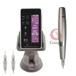 Touch Screen LCD Wireless Permanent Makeup MicroshadingTattoo Machine Eyebrow Ombre Brow Tattoo Kit 15 Speeds with Stand