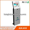 Touch Standing LCD Advertising Kiosk For Bank Informatin Checking