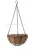 Import Traditional Hanging Flower Pot Plant Holder  for Indoor Outdoor/Metal Wall Hanging Planter Basket with Coco Liner from China