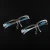 Import transparent clear face shield large field of view large lenses welder full face shield with glasses frame anti fog goggles mask from China