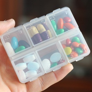 Travel Home Multipurpose Use Portable Container Medical Pill Organizer Box