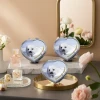 Travelpro Custom Heart-shape Pocket Mirror Portable Mini Makeup Mirror with Metal Folded and Foil Sticker Design for Girls Gifts