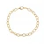 Import Trending link chain  bracelet jewelry women, adjustable Gold Plated Brass Bracelet DIY  for Party from China