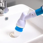 Turbo Scrub Electric Cleaning Brush Adjustable Waterproof Cleaner Wireless Charging Clean Bathroom Kitchen Cleaning Tools Set