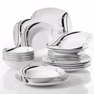 Turkey Style Porcelain Set! 24pcs porcelain /colorful mexican ceramic dinnerware sets with cut decal