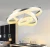 Import Two Circle Pendant Light LED Modern Acrylic White Pendant Lamp Indoor Lighting led Chandelier from China