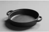 Two ears new design cast iron paella pan deep  fry pan