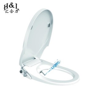 two nozzles cold water PP O shape Non electric bidet toilet seat