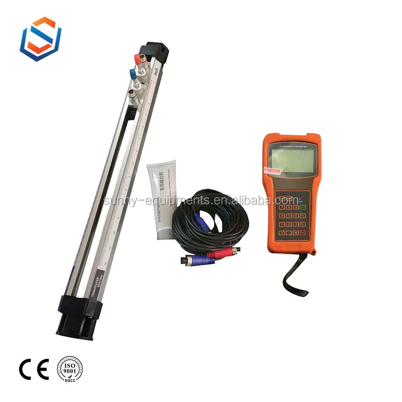ultrasonic flow meter handhold type  clamp  on sensor  DN32-DN1000