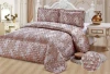 Ultrasonic jacquard quilted bedspread set