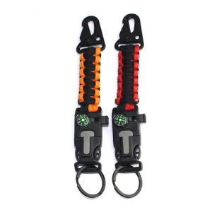 Umbrella Climbing Rope Keychain Survival Keychain Multi-Function Keychain Survival Outdoor Climbing Camping Umbrella Rope