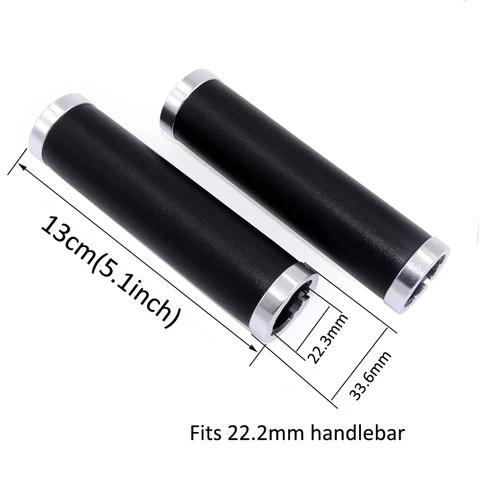 UPANBIKE OEM Mountain Road Bike Grips Fit 22.2mm Handle bar Double Lock bicycle Leather Grips