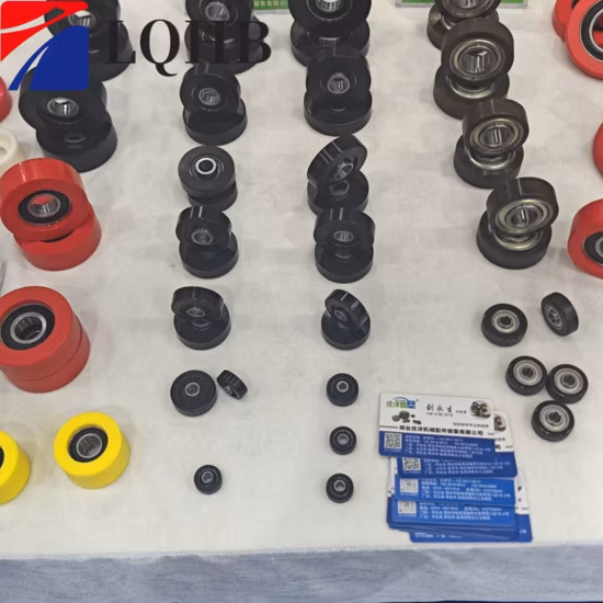 Import Urethane Caster Wheel Polyurethane Caster Wheel Urethane Coated Bearing PU62522-9 5X22X9 PU Solid Wheel Rubber Coated Wheel Wheelbarrow Wheel from China