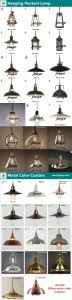 US industrial single light decorative outdoor indoor waterproof vintage big large black iron pendant light with glass
