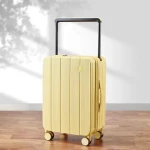USB Charger High Quality Wide Trolley PC Traveling Suitcase Carry on Suitcase 24 inch luggage