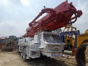 Used Putzmeister Concrete Pump Truck 37m Length Truck-Moounted Pump for sale