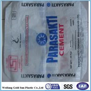 Valve bag/pp woven cement bag Made of 100% Virgin Resin Export to Canada