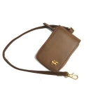 Vintage Business PU Leather Zipper Car Key Case Card Holder 6 Key Wallet