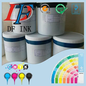 Vivid color flexo printing ink for satin ribbon textile label