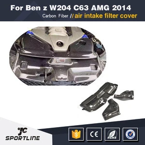 W204 C63 Carbon Fiber Air Intake Covers for Mercedes Before 2014