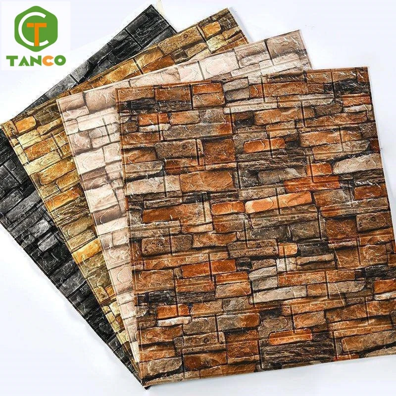 Wallpapers/wall coating soundproof brick rolls foam sticker decorative xpe foam wall paper home decor papel tapiz 3d wallpaper