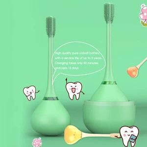 Washable Electric Mouth Clean Baby Oral Hygiene Waterproof Toothbrush Rechargeable Ultrasonic Toothbrush Children Kids