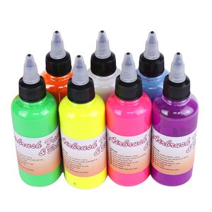 Water based Airbrush Used Spray Tattoo Paints airbrush liquid uv face body paint