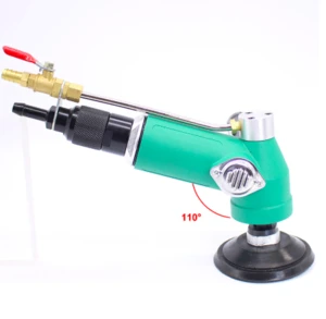 Water-feed Type 4 Inches Pneumatic Water Sander Air Wet Sander Polisher 100mm Water Wet Sander 110 Degree