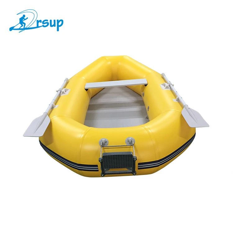 Water sport rowing pvc boat plywood floor inflatable boat fishing boat