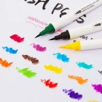 Watercolor Brush Pens for Art Marker Pens Brush Drawing Coloring Books Manga Calligraphy Supplies Stationery