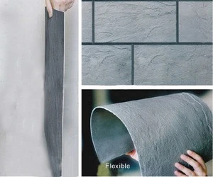 Waterproof Soft natural stone wall panel decorative flexible stone veneer