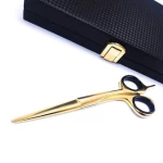 WB200-577 Customized High Quality 6 Inches Hair Golden Beard Scissors