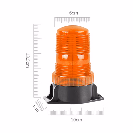 White/Yellow/Red/Blue LED Revolving Flashing Signal Warning Light Strobe 9-90V Car Roof Strobe Emergency LED Beacon Light