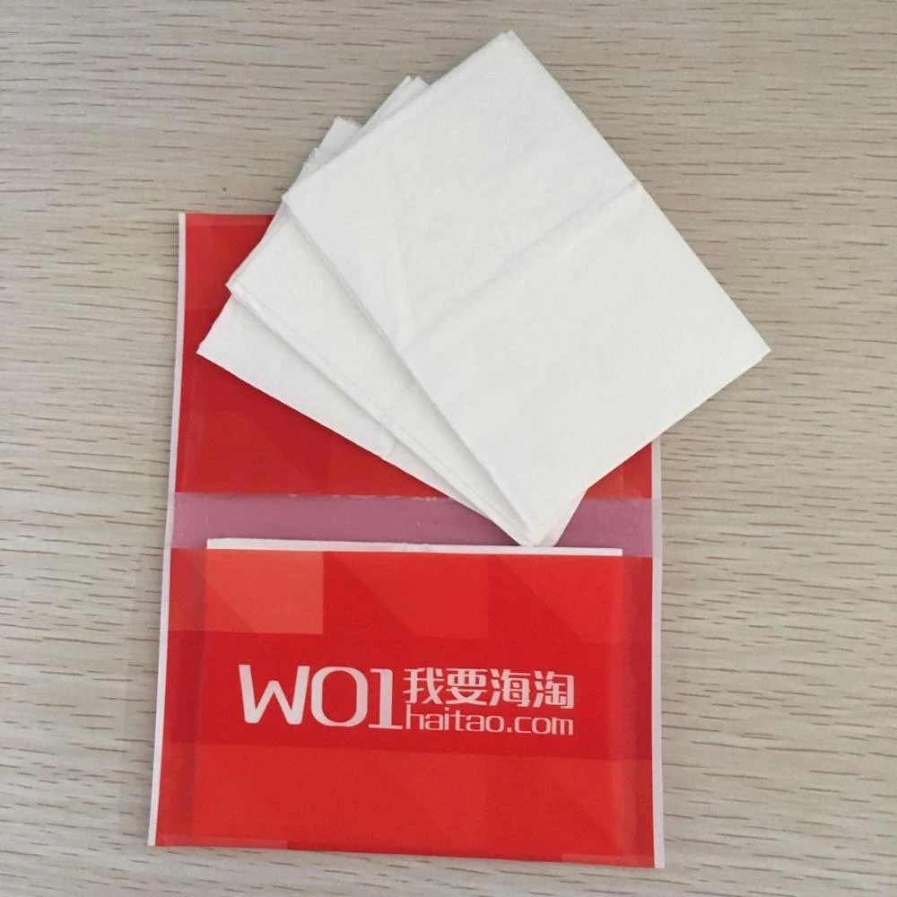 Wholesale Advertising Customized Wallet Tissue/Mini Facial Tissue /Handkerchiefs