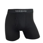 wholesale boxer brief mens  underwear with custom logo