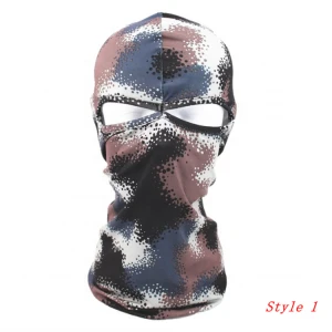 Wholesale Breathable Windproof Camouflage Balaclava full face mask for Motorcycle Cycling Riding Outdoor Tactical Hood Headwear