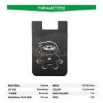 Wholesale Cell Phone Accessories Good Silicone Mobile Phone Card Holder