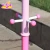 Import wholesale cheap children pink wooden standing coat rack for clothes W09B004 from China