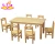 Import Wholesale cheap kindergarten children wooden school furniture suppliers W08G211 from China
