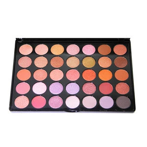 wholesale cheap make-up cosmetics matte eye shadow oem private label custom 35 color shimmer eyeshadow palette