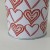 Import wholesale cheap small metal watering cans flower pot red heart pattern printing mini types round bucket from China