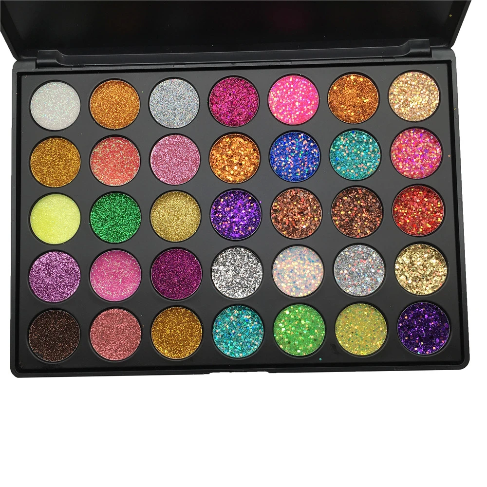 Wholesale Color Cosmetics Private Label Matte Makeup Cosmetic Eye Shadow 35 Color Eyeshadow Palette
