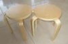 Wholesale Colored Children Wood Round Small Stitting Stools