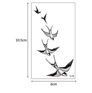 Wholesale Cool Temporary Tattoo Stencils For Girl Self Adhesive Arm Hand Waterproof Body Tattoo Stickers For Temporary Ink