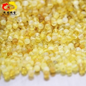 Wholesale Faceted Stone Beads Natural Loose Gemstones Drilled Hole Yellow Opal Beads Jewelry Accessories for Necklace/Bracelet