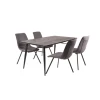 Wholesale free sample restaurant furniture furniture medium density fiberboard dining table metal chair restaurant set