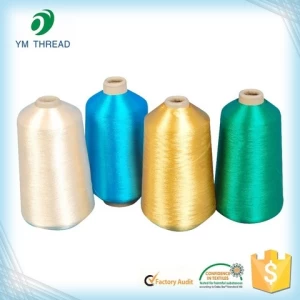 Wholesale free samples white color dyed S/Z 100% polyester 150D 300D DTY FDY filament dyed yarn for webbing